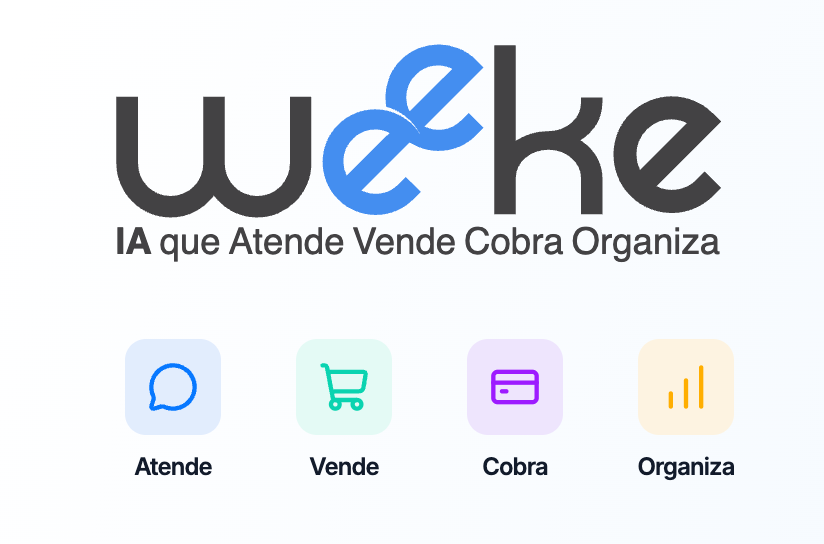 Weeke IA logo — Atende, Vende, Cobra e Organiza